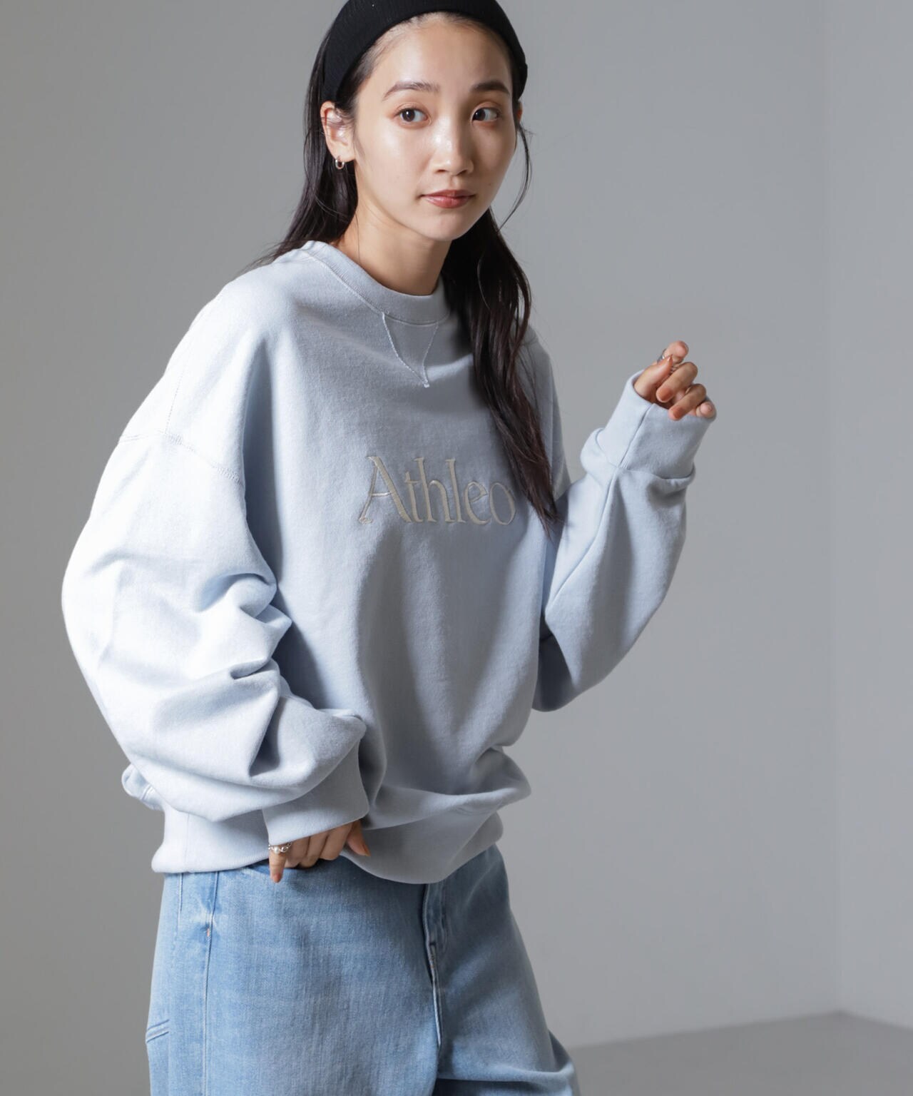 RUSSELL ATHLETIC/別注 Sweat Crew Neck Emb.Shirt 6714223043