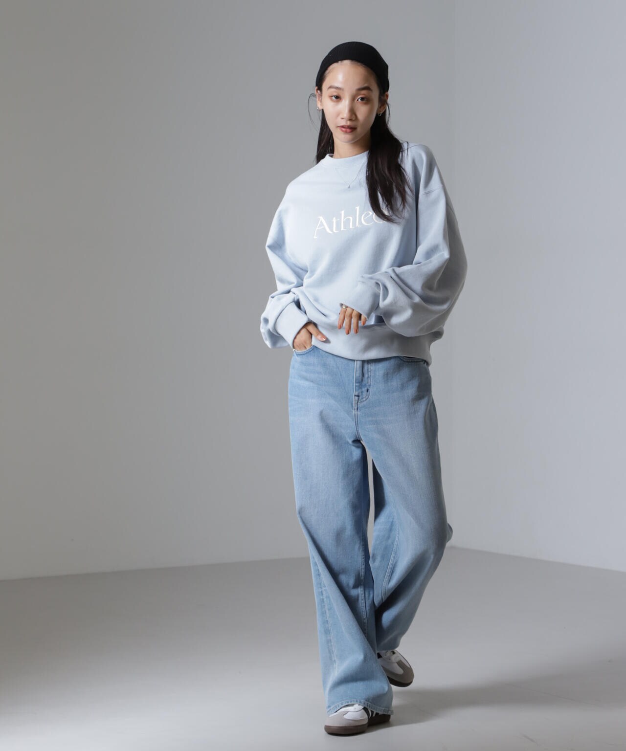 RUSSELL ATHLETIC/別注 Sweat Crew Neck Emb.Shirt 6714223043