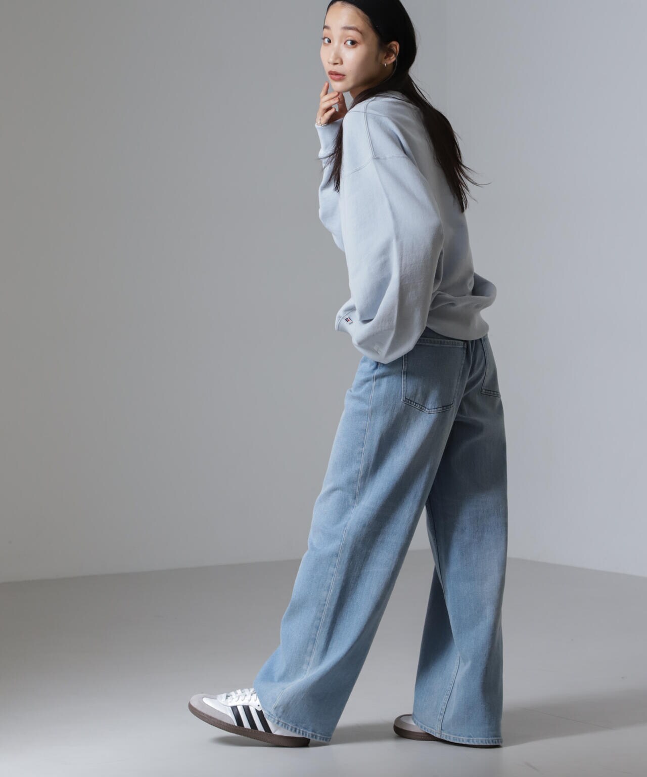 RUSSELL ATHLETIC / 別注 Sweat Crew Neck Emb.Shirt