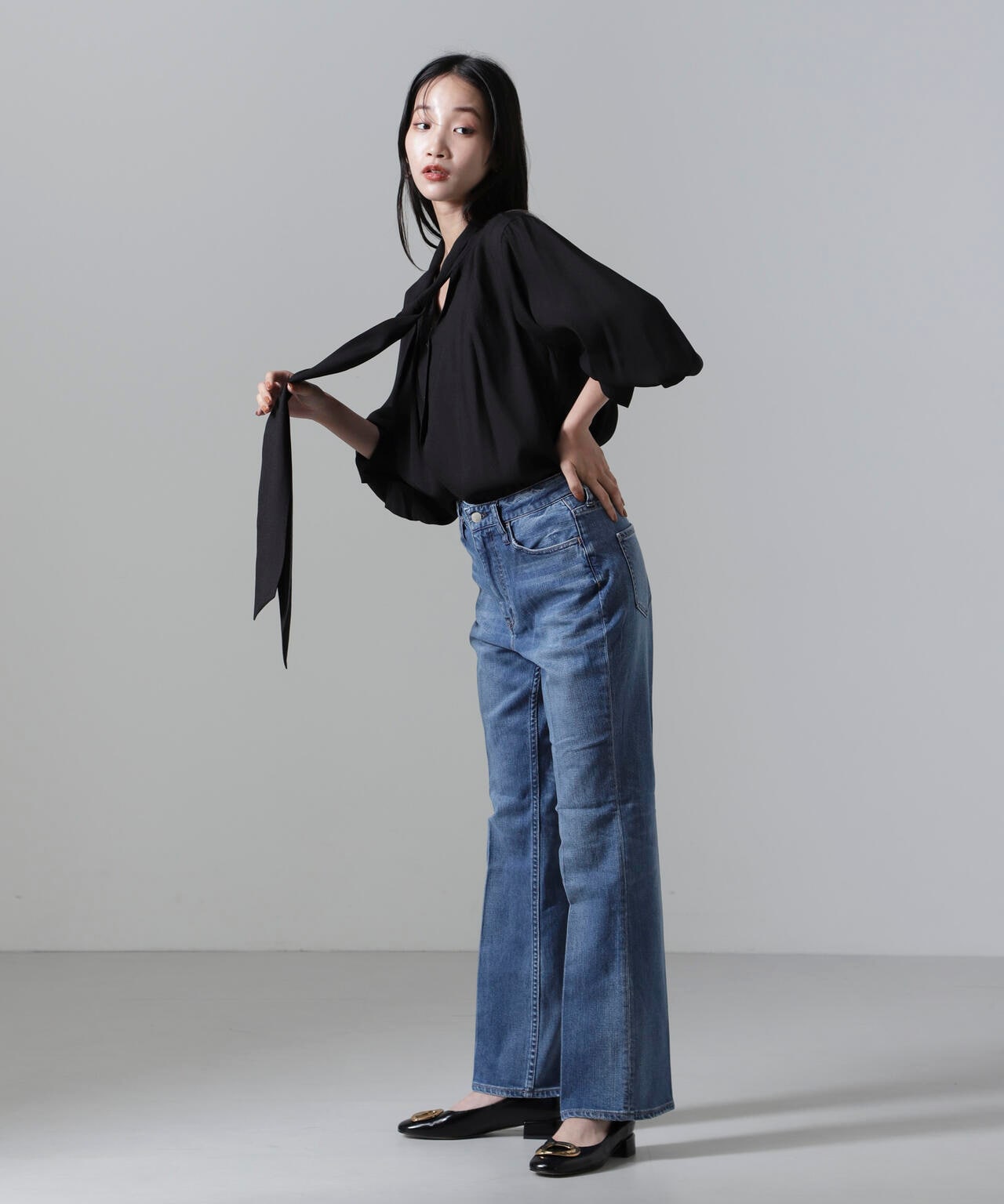 Healthy Denim/Lotus フレアデニム 6714227014