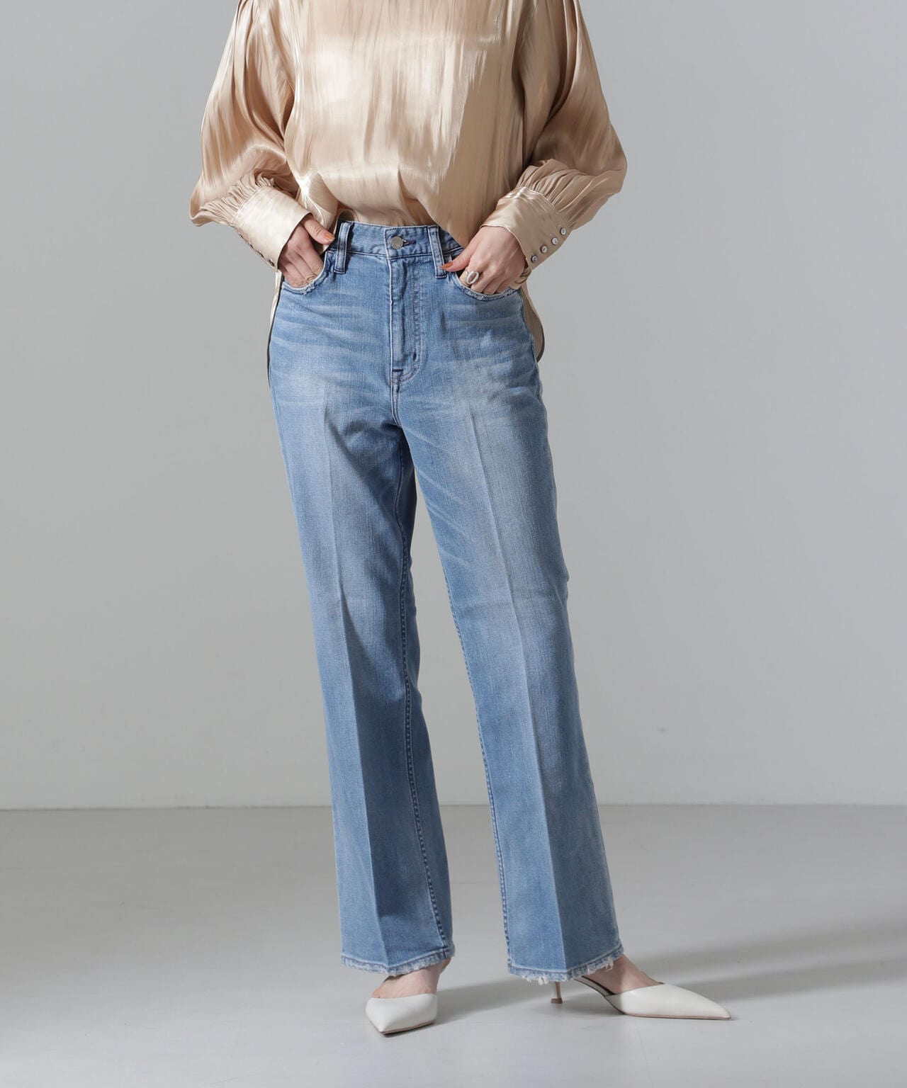 Healthy Denim/Lotus フレアデニム 6714227014