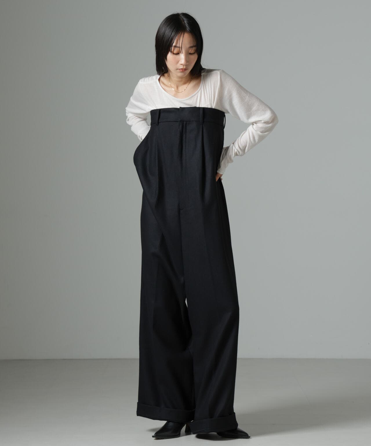 RhodolirioN/Tube Top Jumpsuit - Flannel 6714227032