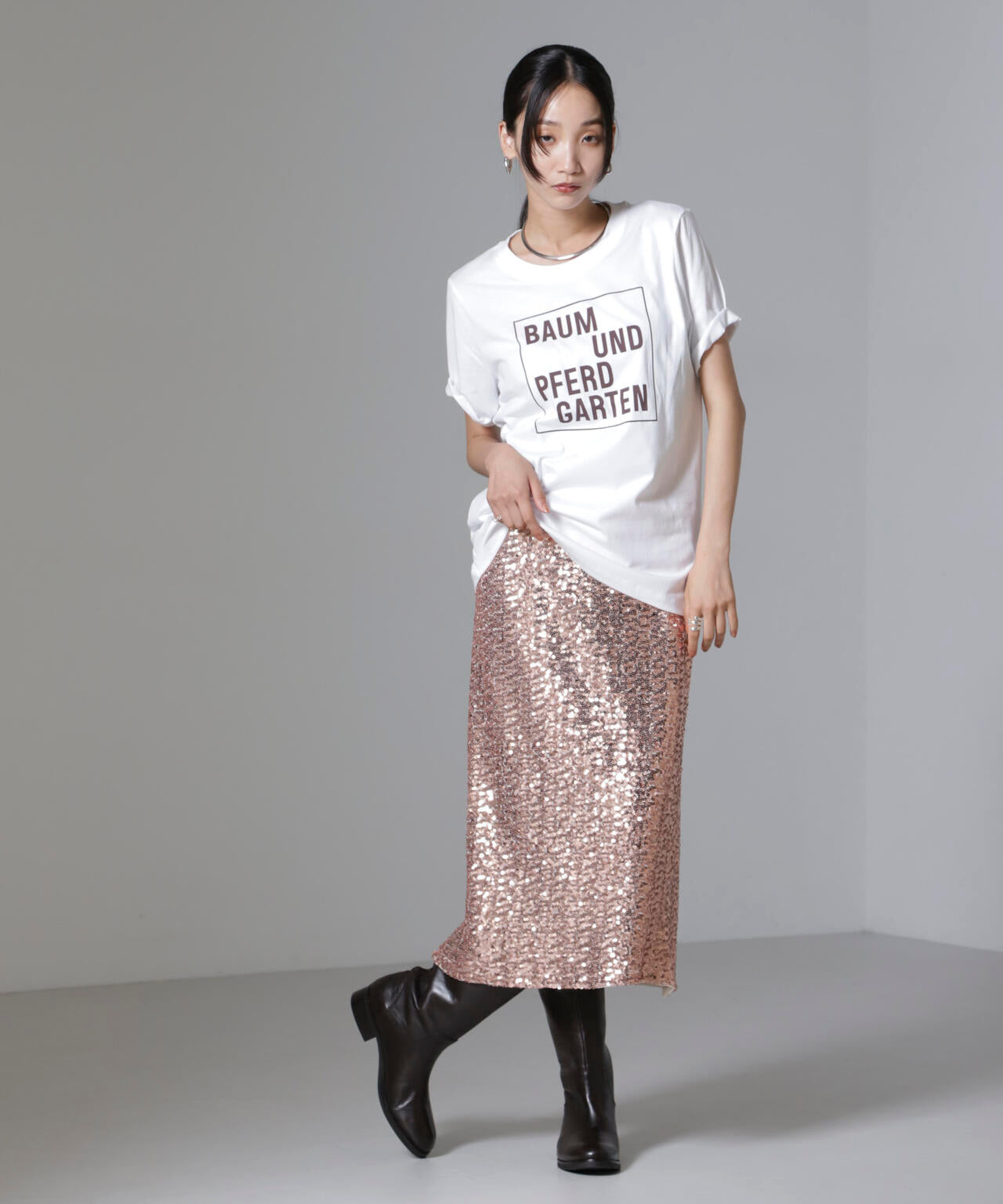 Baum und Pferdgarten / Sequins スカート (セットアップ可)