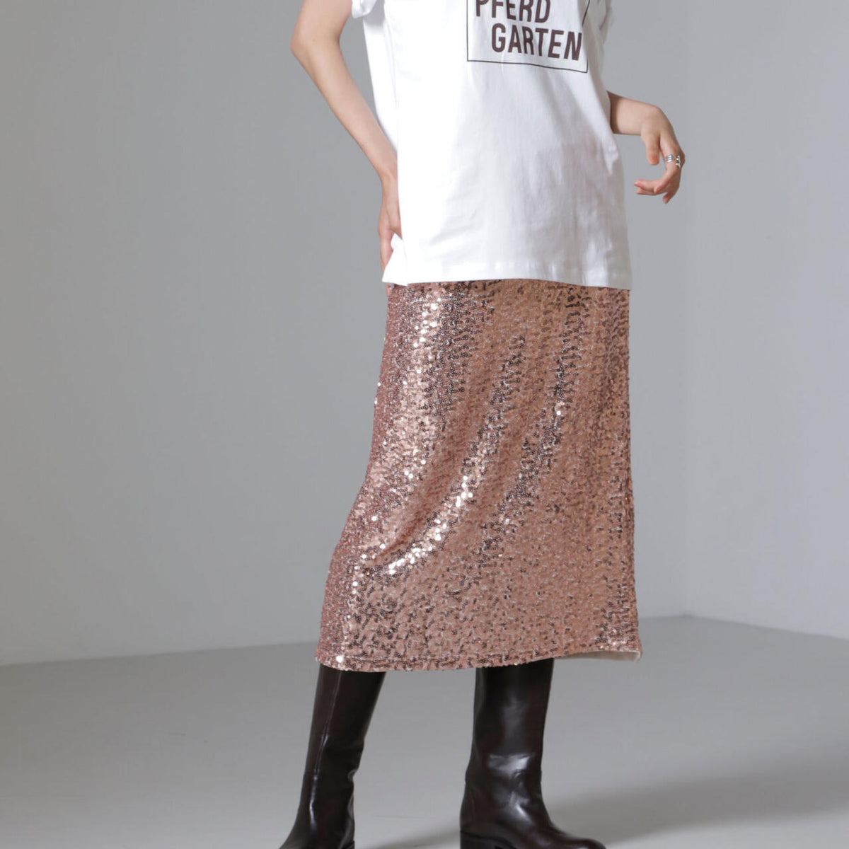 Baum und Pferdgarten / Sequins スカート (セットアップ可)