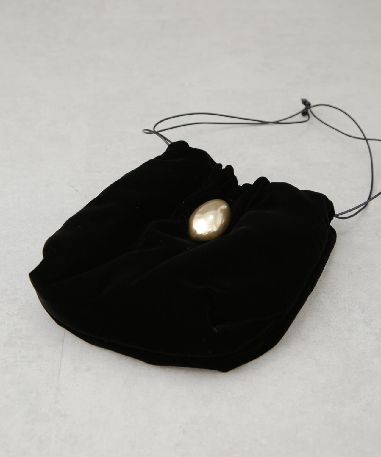 JAMIRAY / VELVET EGG D/S PURSE ベロア 巾着バッグ