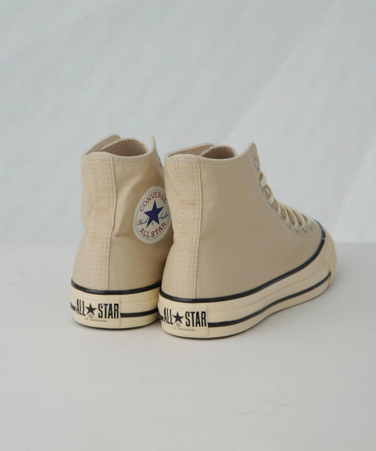 CONVERSE/オールスター US エイジドカラーズHI サンドホワイト 6714234053