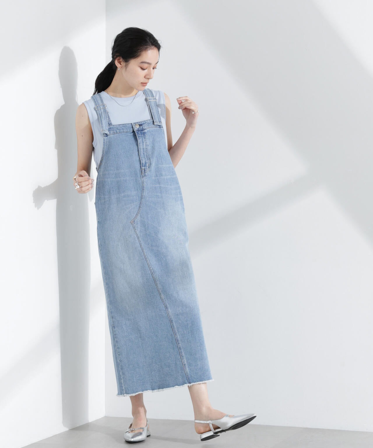 Healthy DENIM / Caramel ジャンプ スカート