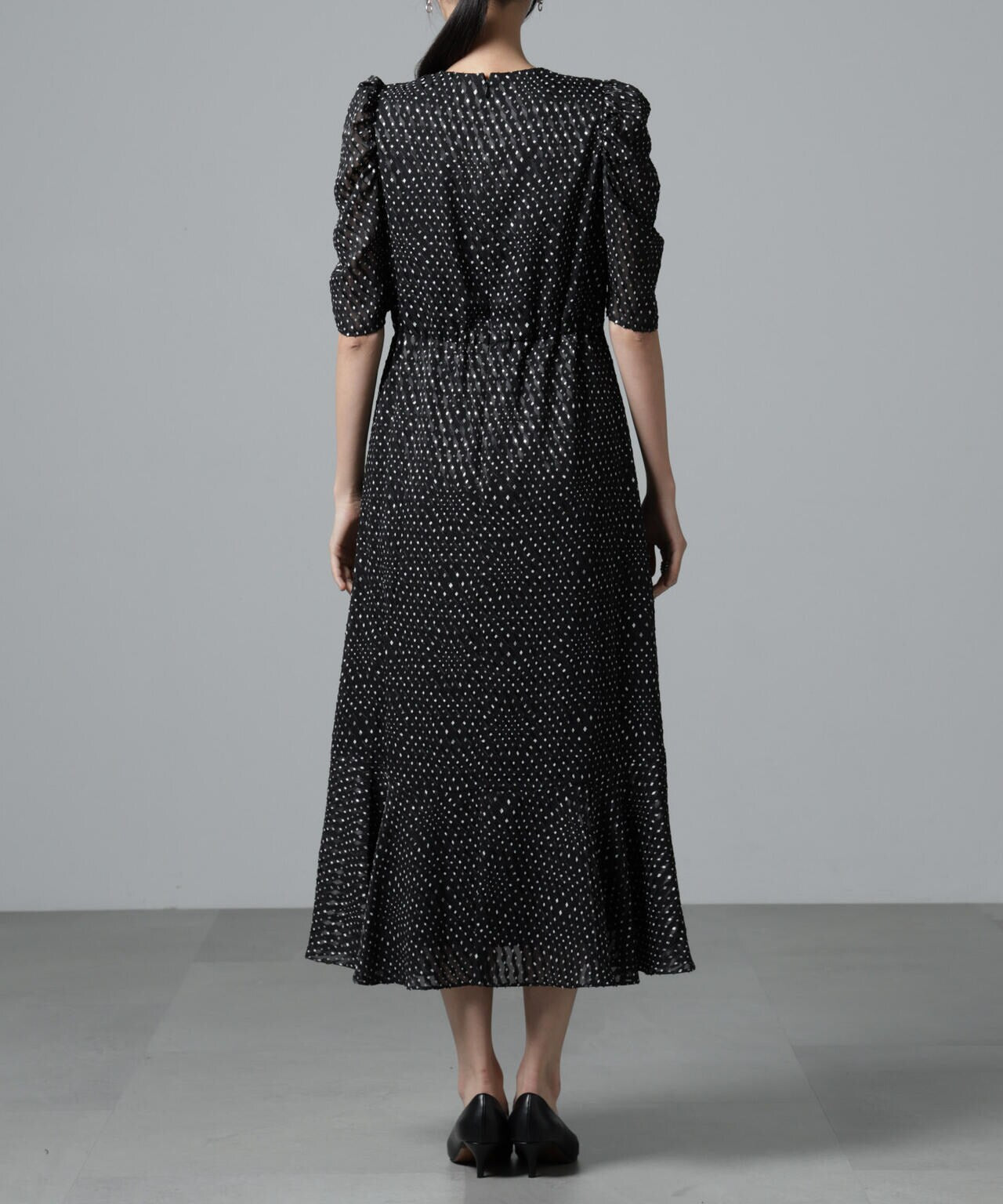 troisiemechaco/カットジャガードワンピース 6715119061