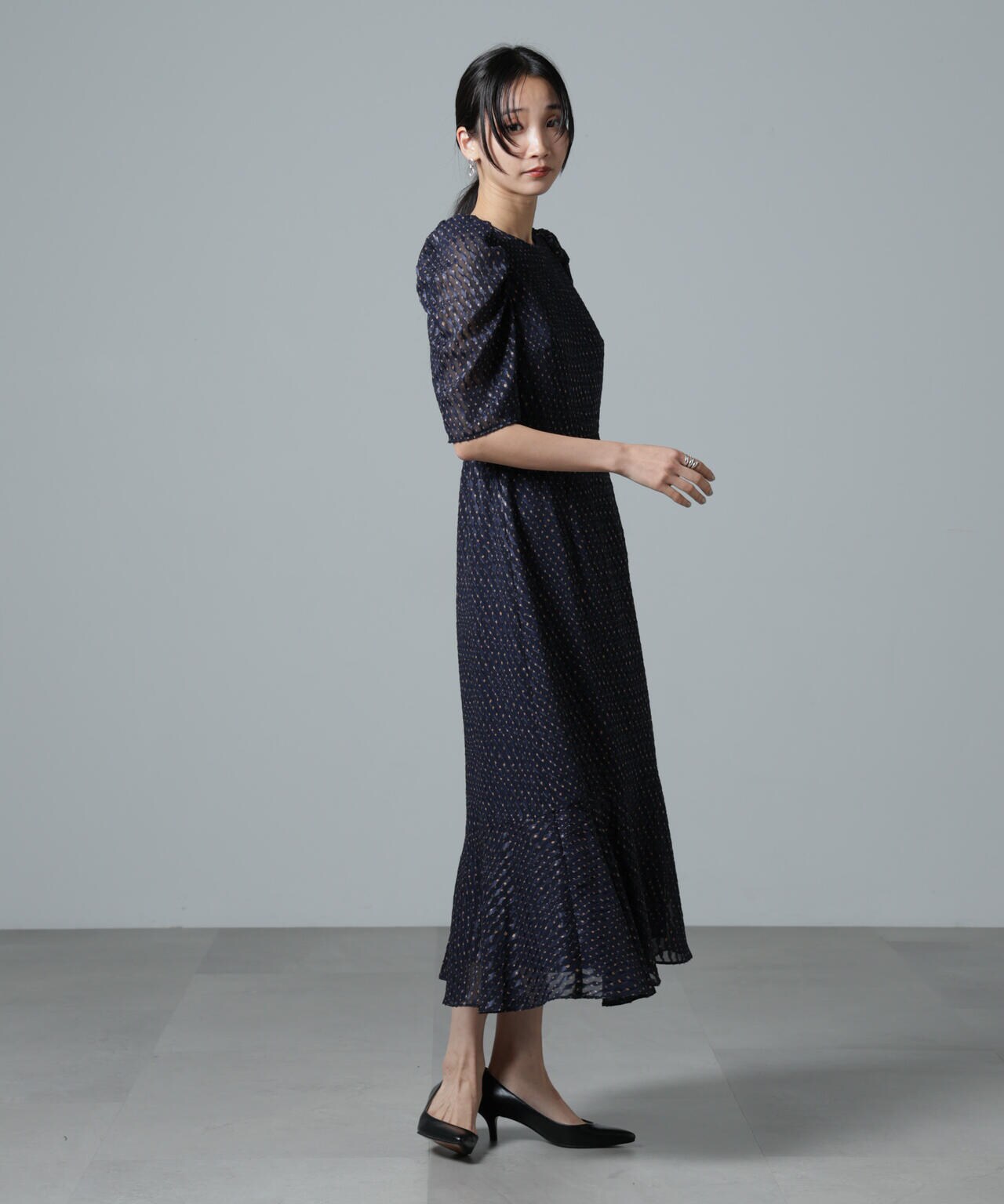 troisiemechaco / カットジャガード ワンピース