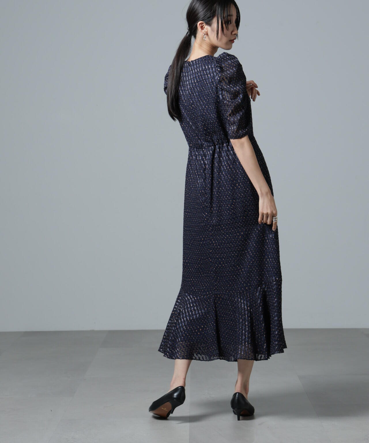 troisiemechaco / カットジャガード ワンピース