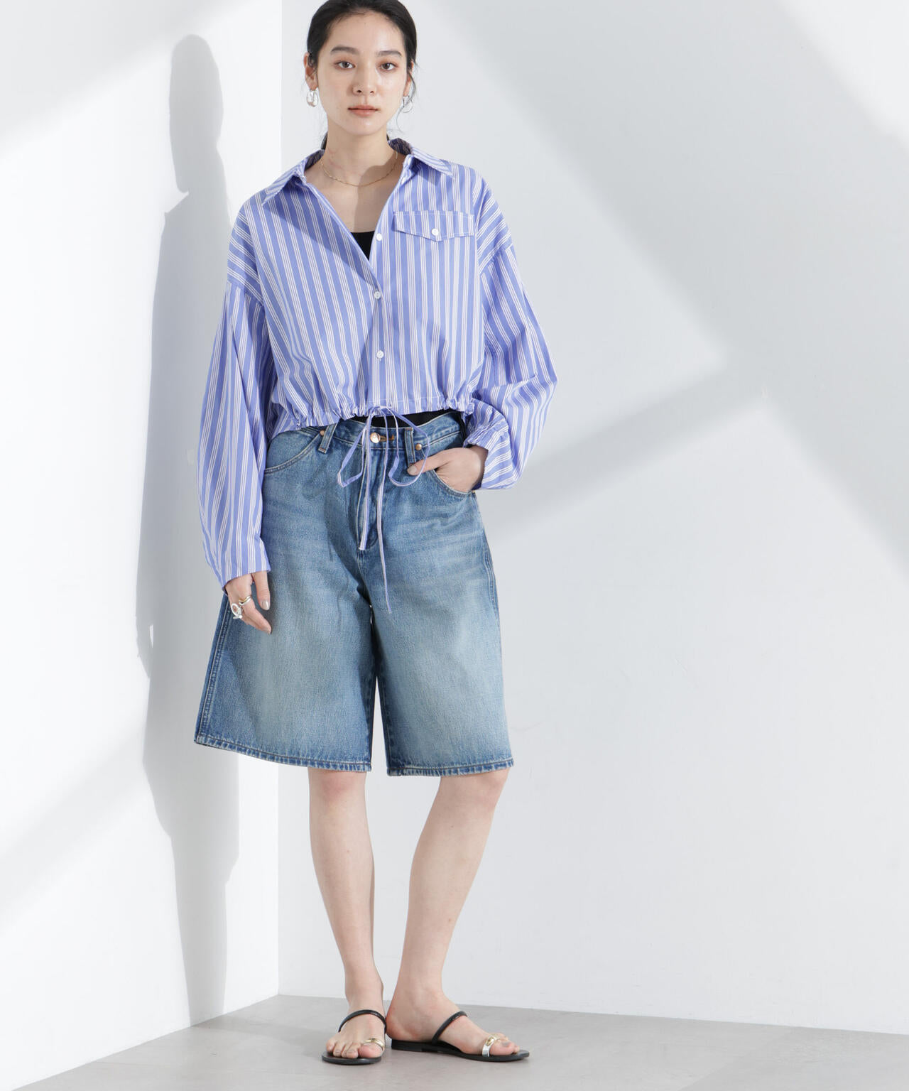 BAUM UND PFERDGARTEN / Cotton Shirting シャツ