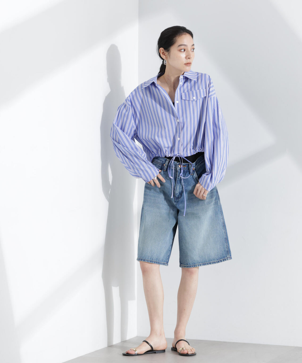 BAUM UND PFERDGARTEN / Cotton Shirting シャツ