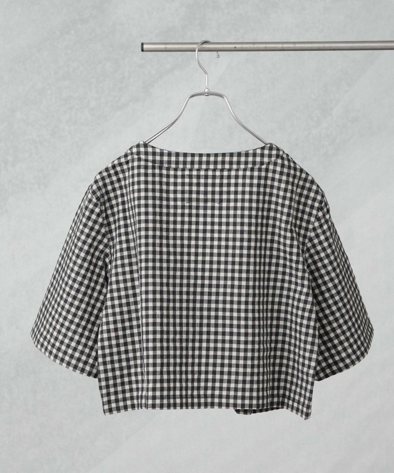 RITA ROW／REISHI TOP Reishi Top Checkered | Short Checkered Top - Rita Row