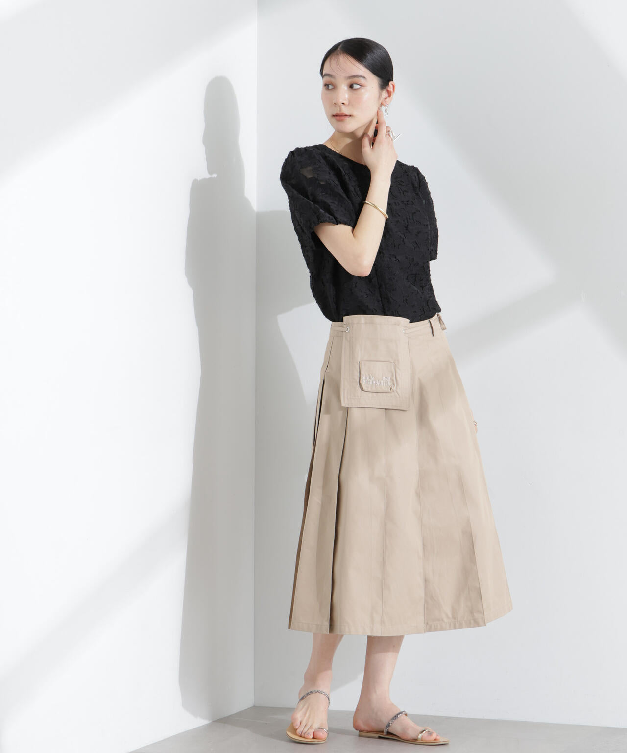 ファブリック　ジャーナル　Summer Garden＊ BAUM UND PFERDGARTEN / Flower Jacquard トップス