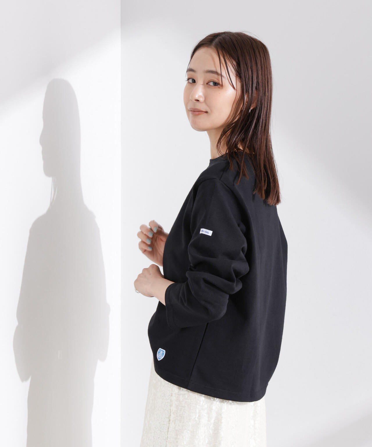 ORCIVAL/クルーネック ロングスリーブ PO 6715123080