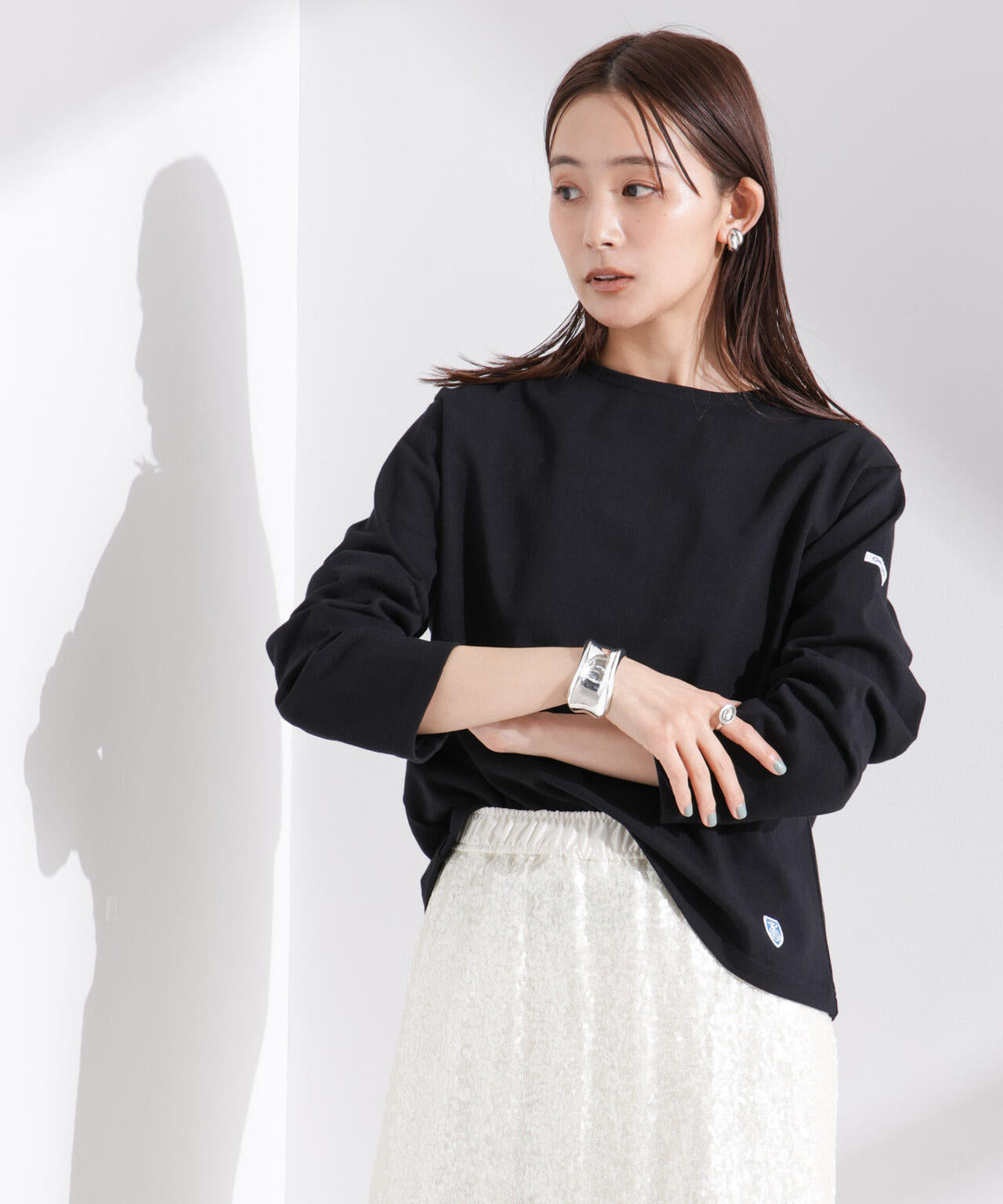 ORCIVAL/クルーネック ロングスリーブ PO 6715123080