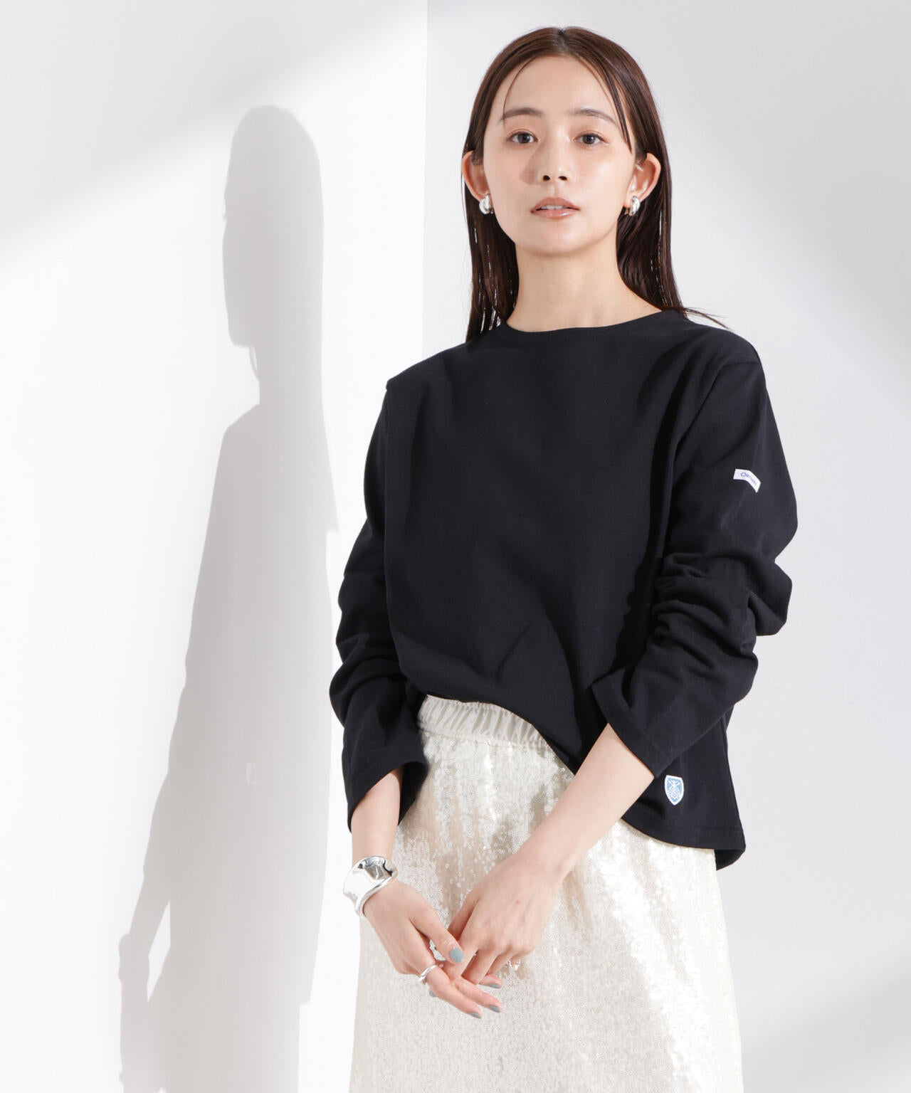 ORCIVAL/クルーネック ロングスリーブ PO 6715123080