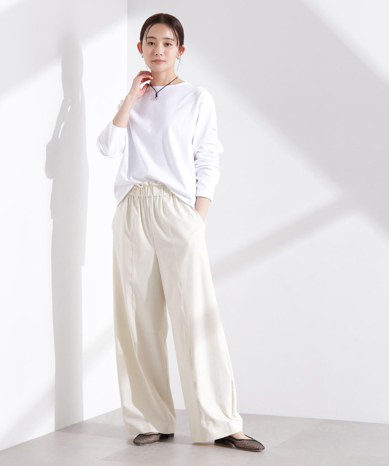 ORCIVAL/クルーネック ロングスリーブ PO 6715123080