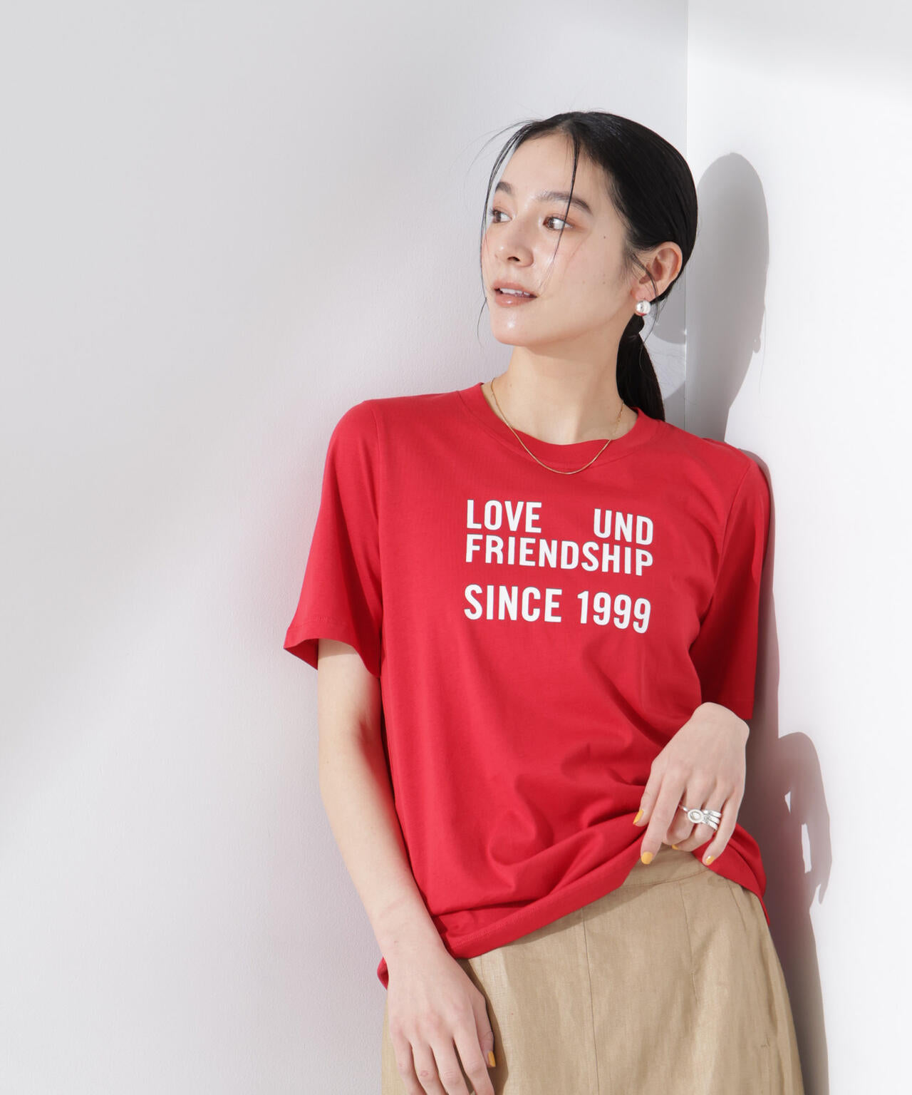 BAUM UND PFERDGARTEN/Organic Cotton jersey　Tシャツ 6715124019