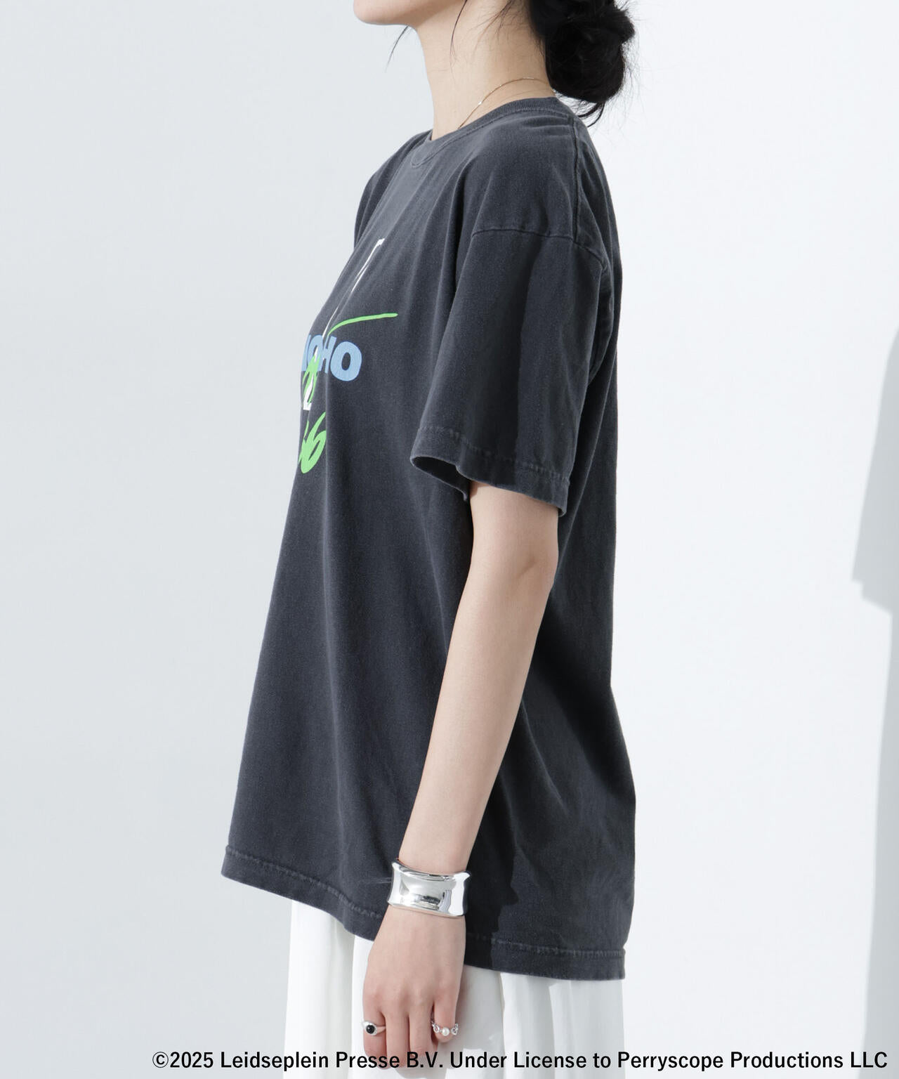 GOOD ROCK SPEED/AC/DC プリントTシャツ チャコール 6715124027