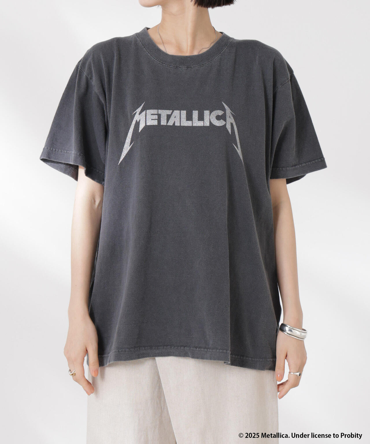 メタリカ Tシャツ① M ダークグレー アメリカ製 llica GOOD ROCK SPEED / METALLICA Tシャツ