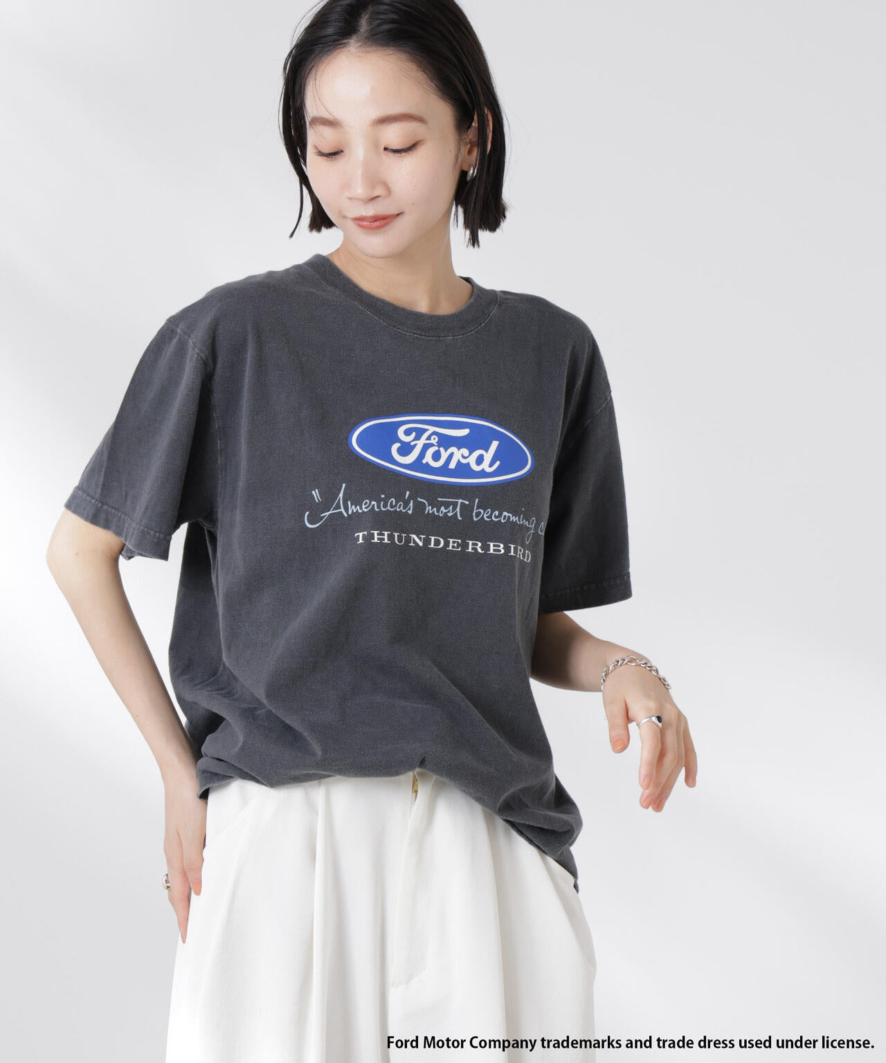 GOOD ROCK SPEED/Ford Tシャツ チャコール 6715124046