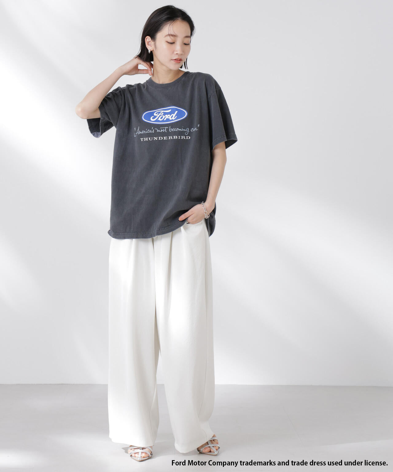 GOOD ROCK SPEED/Ford Tシャツ チャコール 6715124046