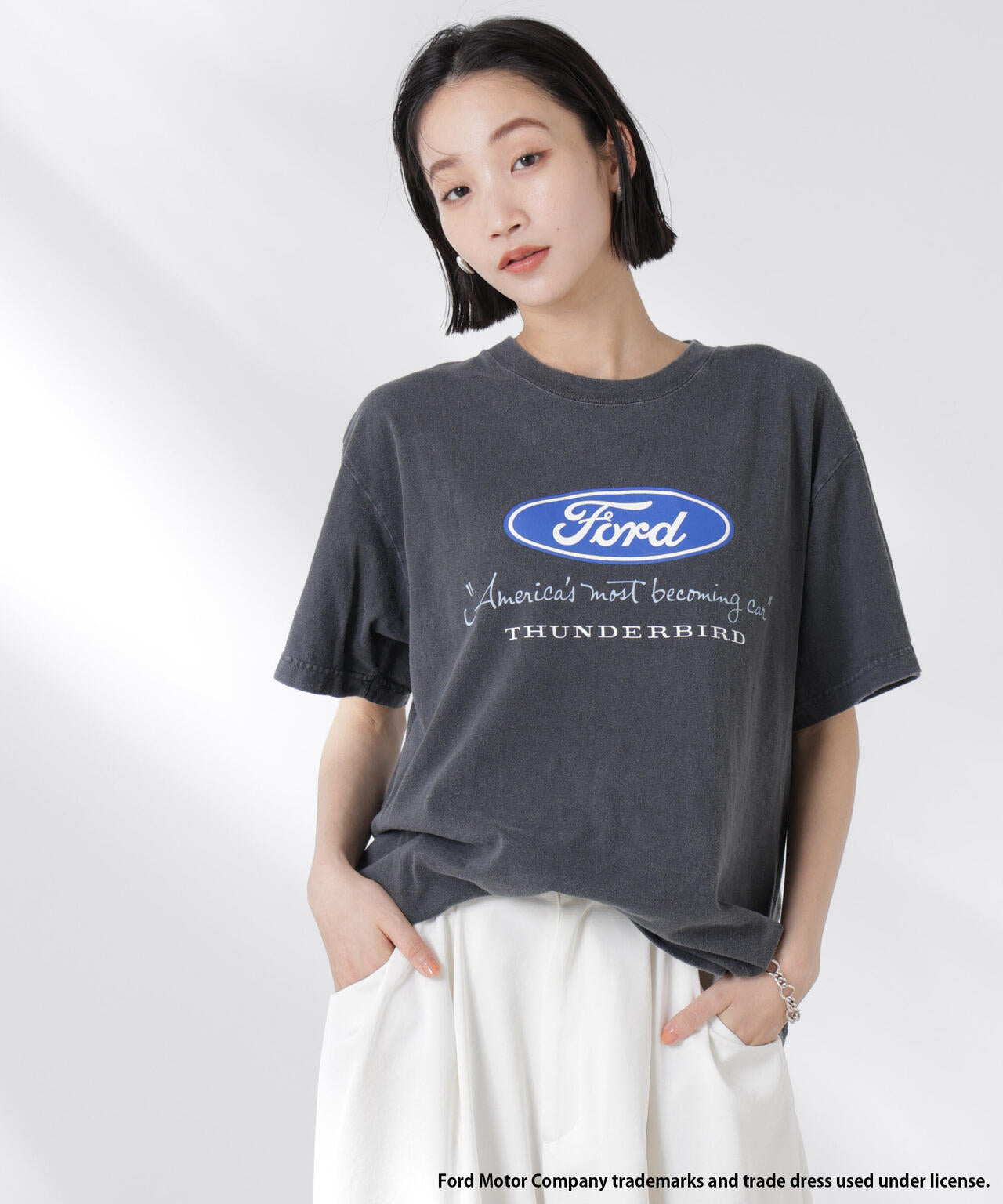 GOOD ROCK SPEED/Ford Tシャツ チャコール 6715124046