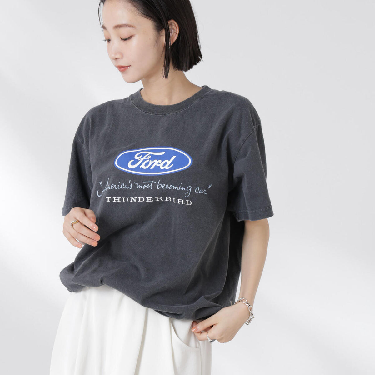 レア Perfume GAME Tシャツ Mサイズ ダークグリーン GOOD ROCK SPEED / Ford Tシャツ チャコール