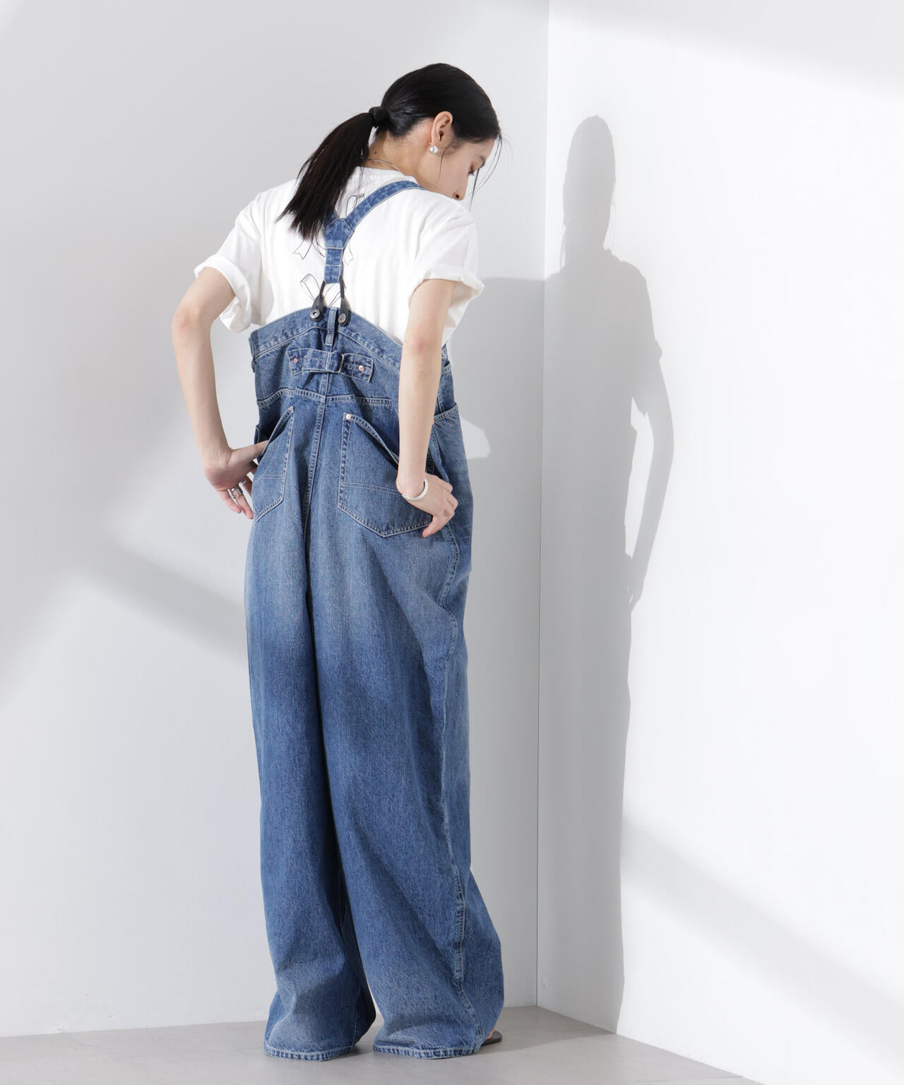 RhodolirioN/5Pockets Suspender Pants Denim 6715127038