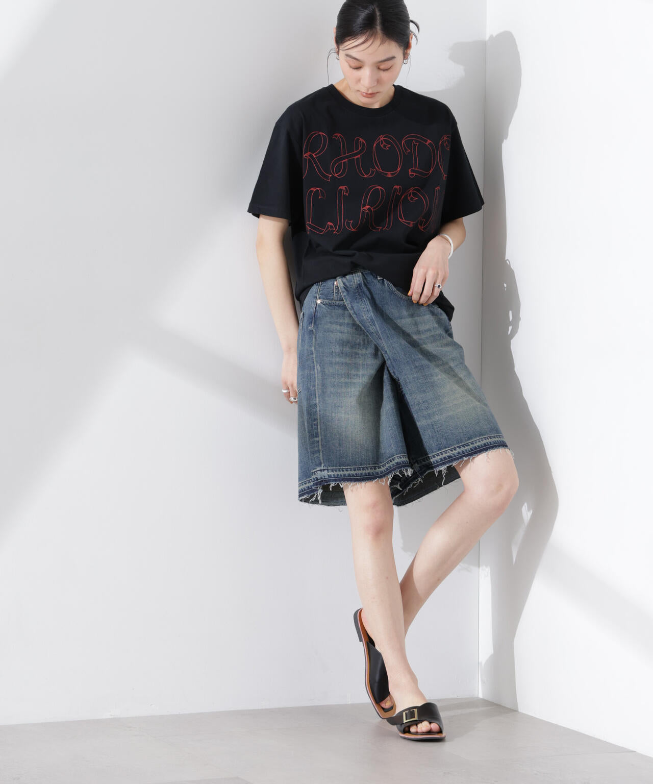 ロドリリオン　デニム　5Pockets Huge Shorts RhodolirioN / 5Pockets Huge Shorts - Denim