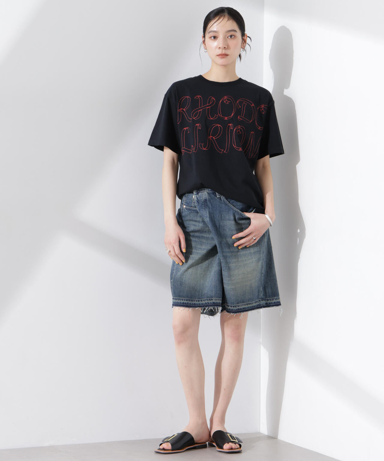 ロドリリオン　5Pockets Huge Shorts - Denim RhodolirioN / 5Pockets Huge Shorts - Denim