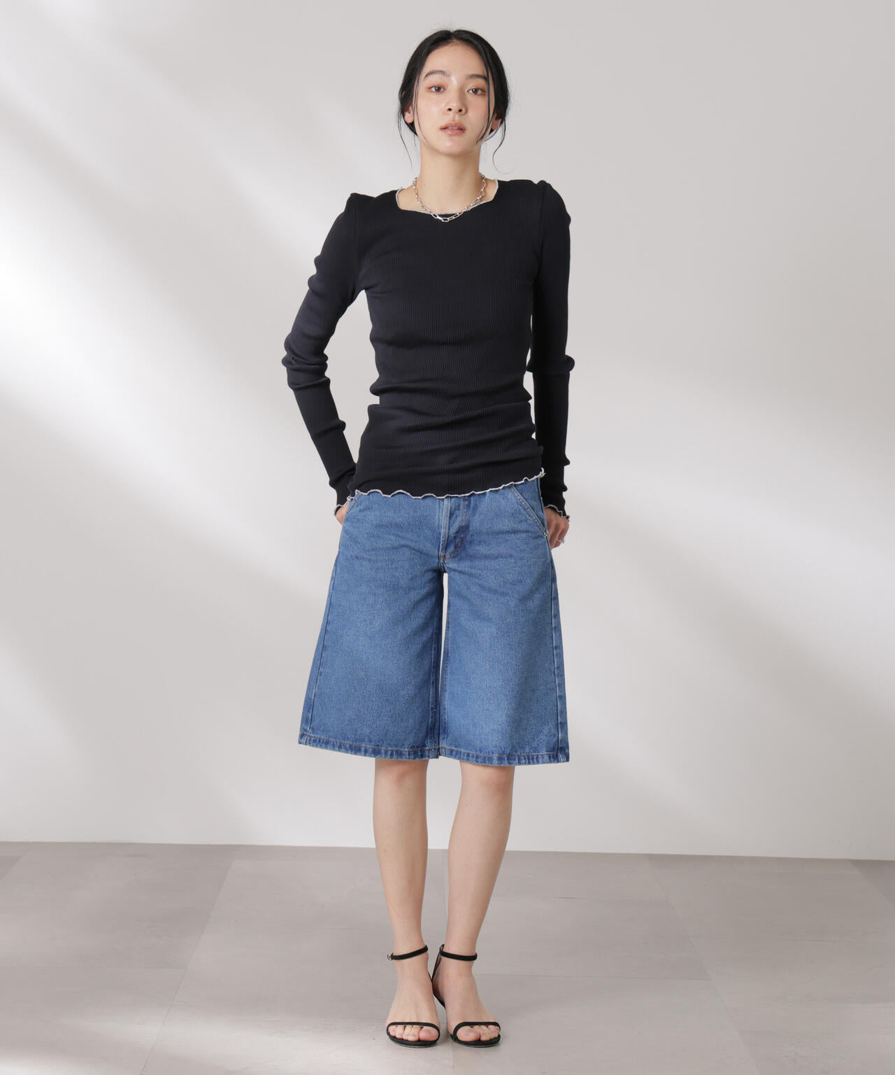 ナノユニバース（NANO universe）/OperaSPORT／DANIELLE DENIM SHORTS OperaSPORT / DANIELLE DENIM SHORTS