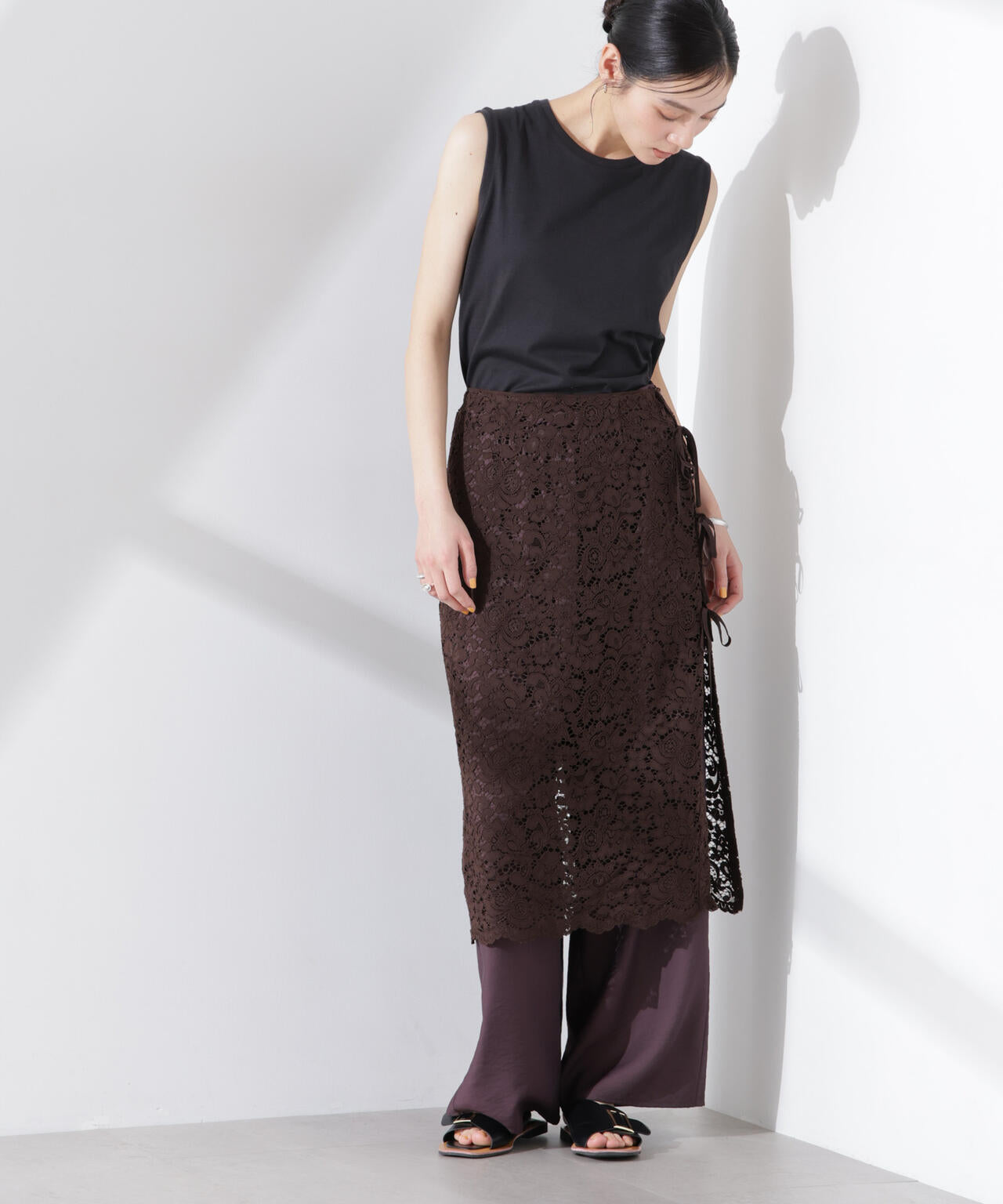 BAUM UND PFERDGARTEN/Lace スカート 6715130010