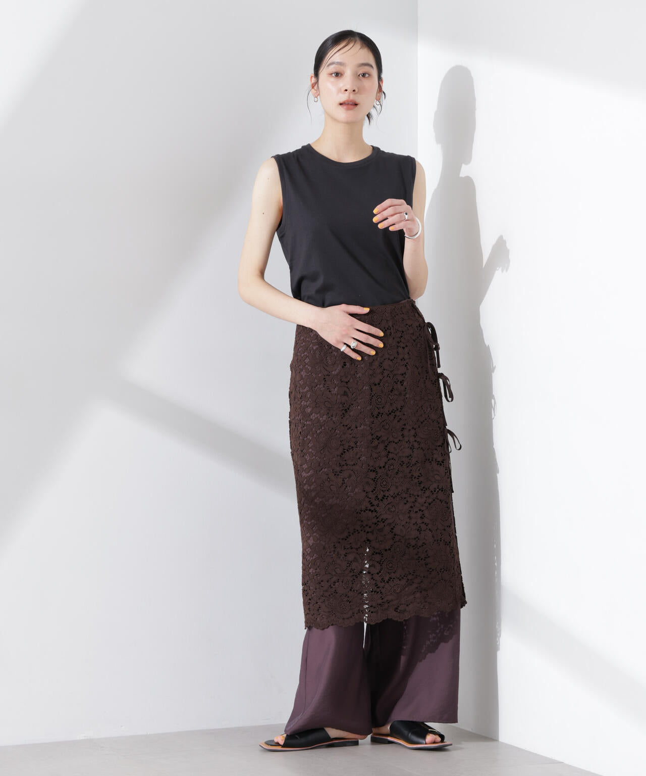 BAUM UND PFERDGARTEN/Lace スカート 6715130010
