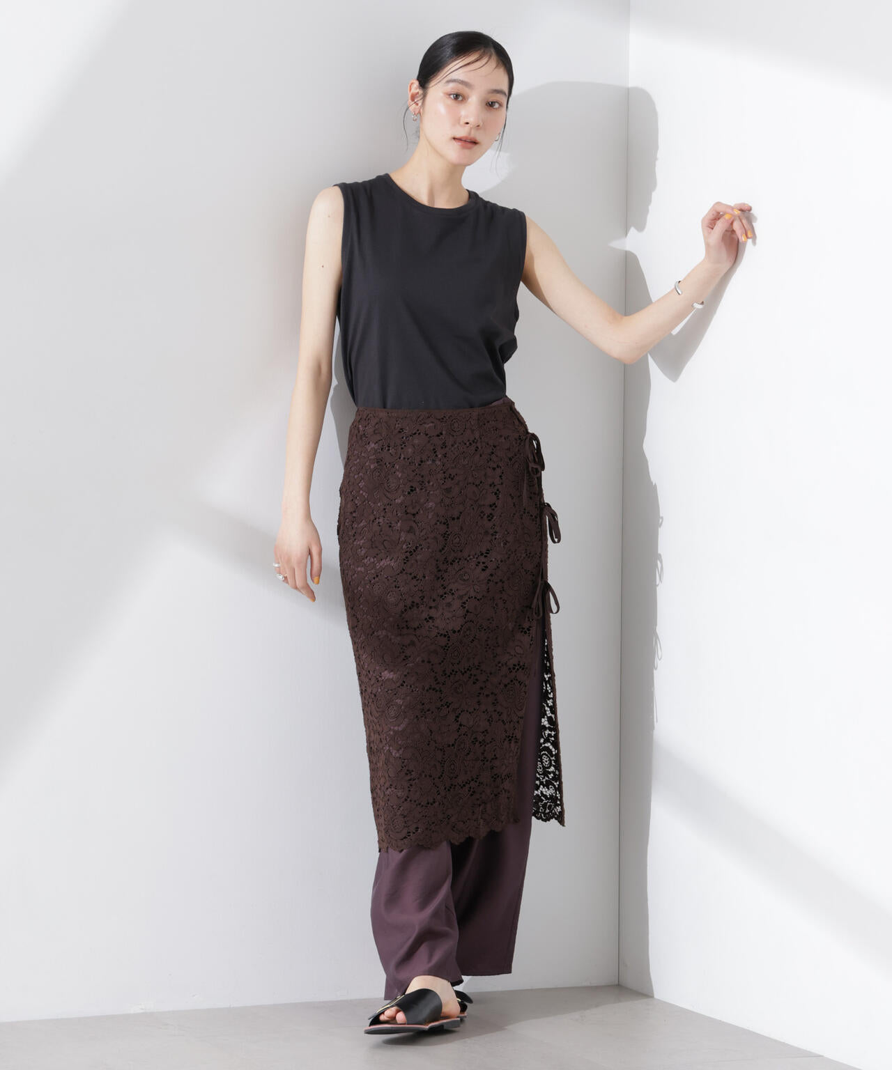 BAUM UND PFERDGARTEN/Lace スカート 6715130010