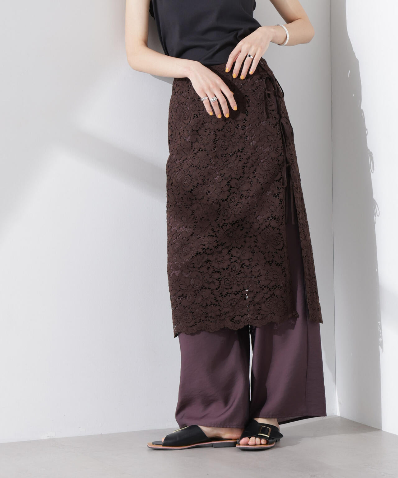 BAUM UND PFERDGARTEN/Lace スカート 6715130010