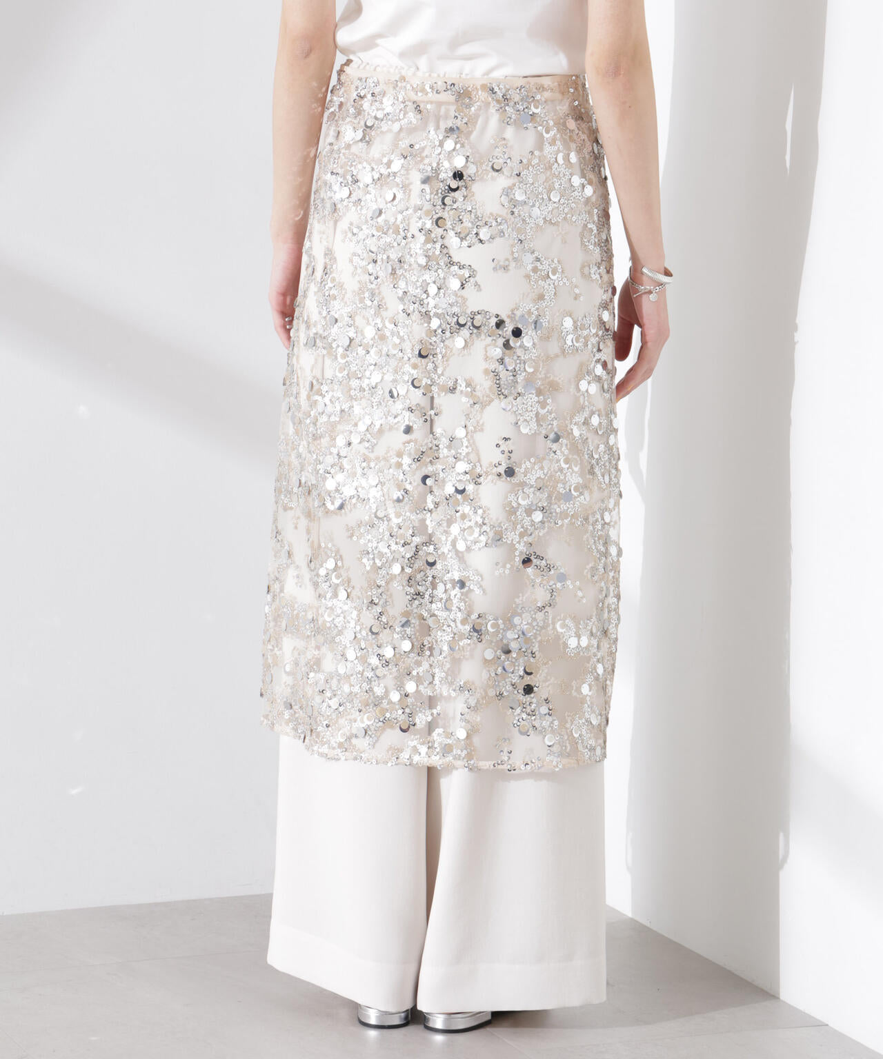 BAUM UND PFERDGARTEN/Sequins スカート（セットアップ可） 6715130011