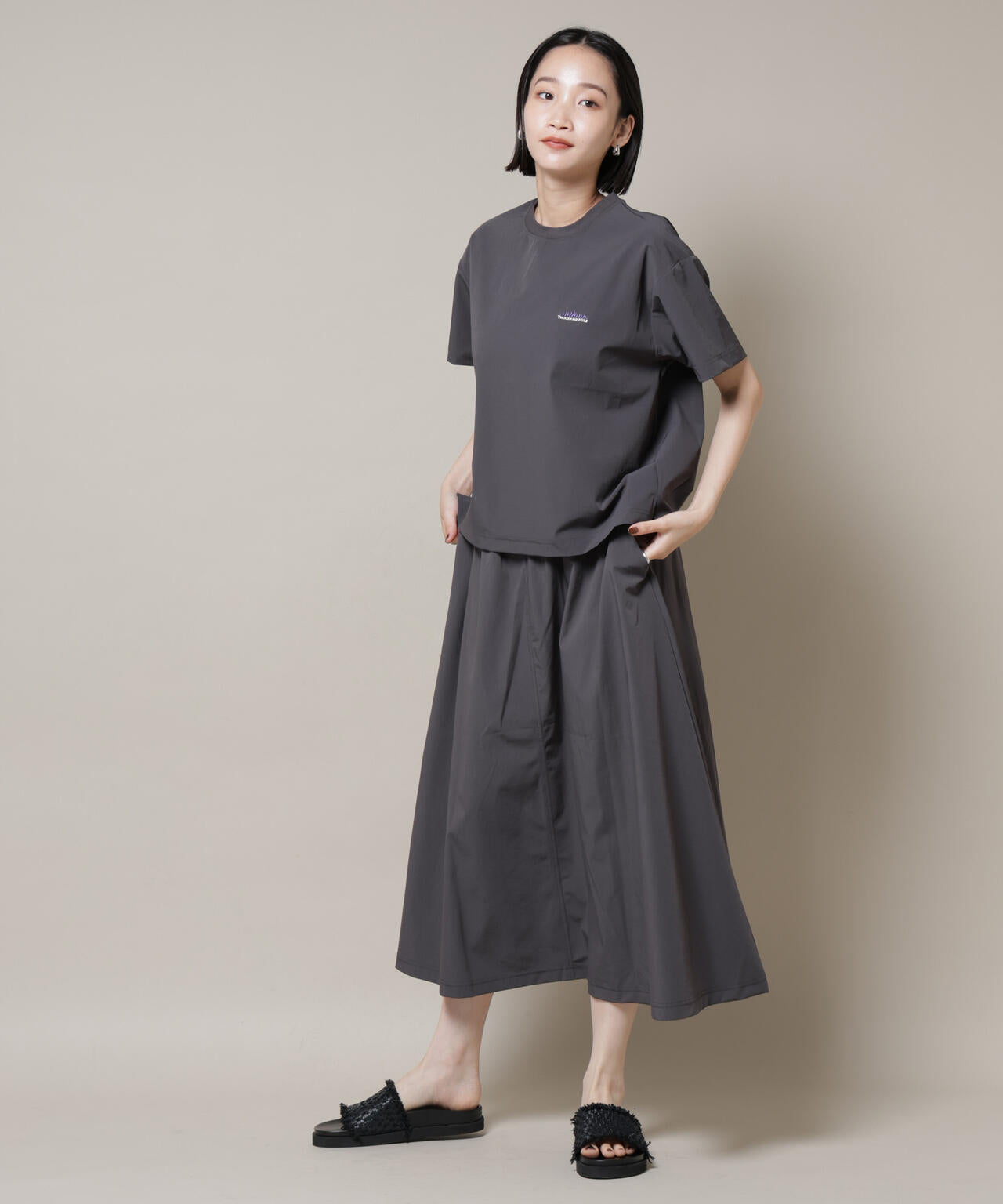 THOUSAND MILE/ショートスリーブTシャツ スカートセット 6715131001