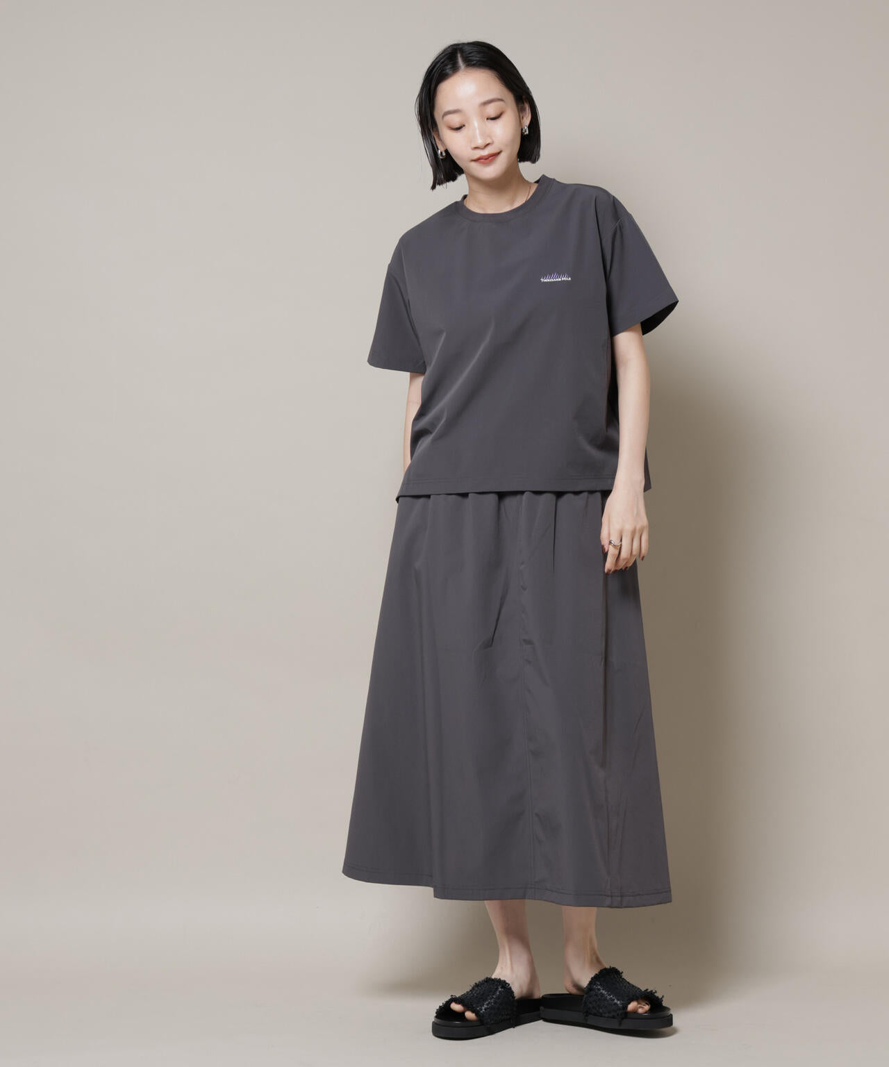 THOUSAND MILE/ショートスリーブTシャツ スカートセット 6715131001