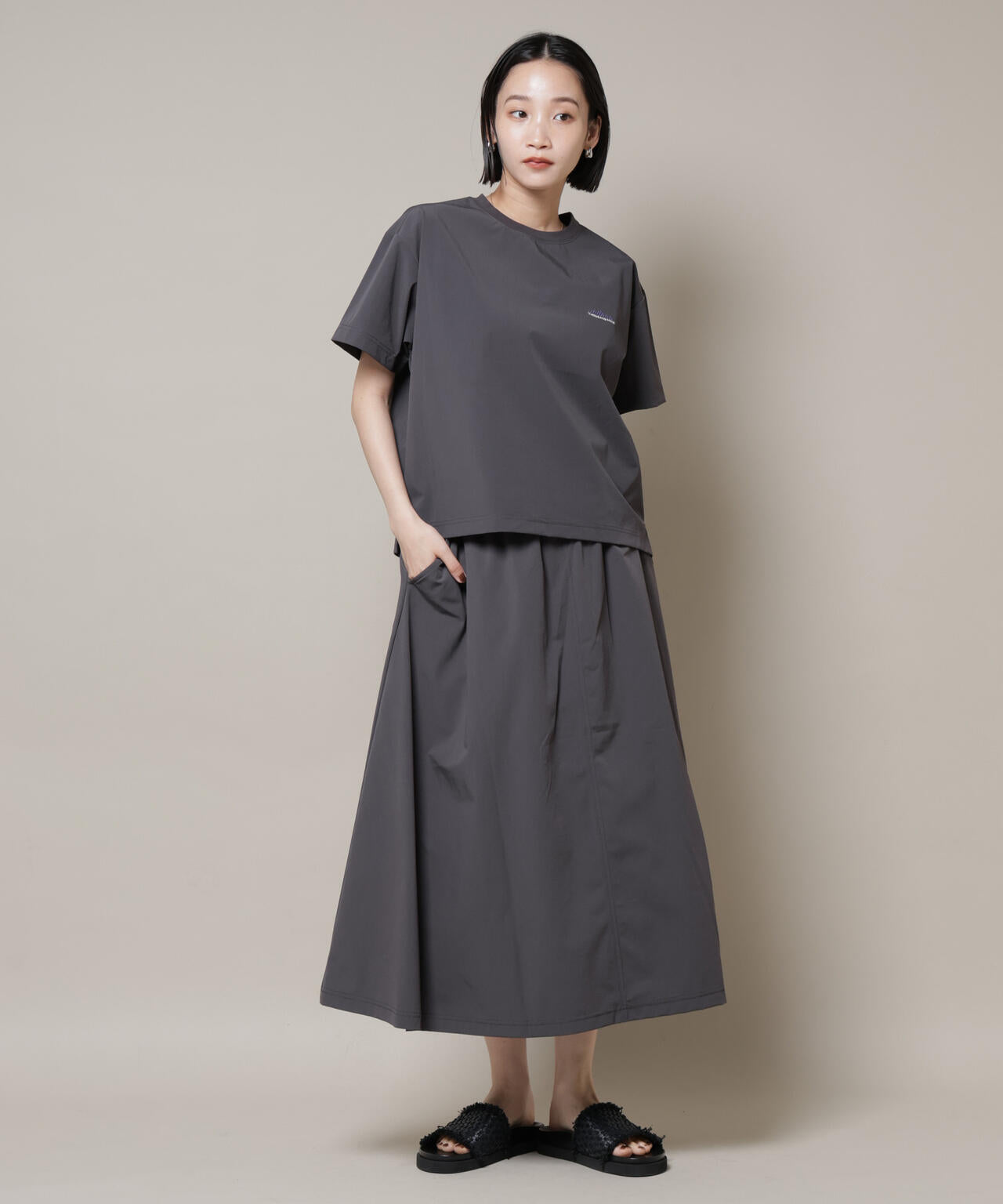 THOUSAND MILE/ショートスリーブTシャツ スカートセット