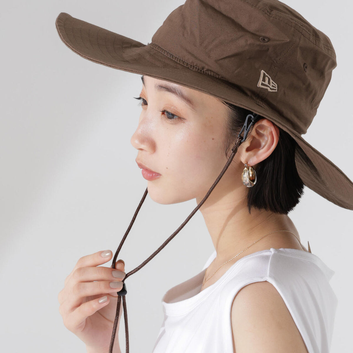 国内発送**N°21**N21 × NEW ERA ハット ADVENTURE WIDE BRIM 6715139026-