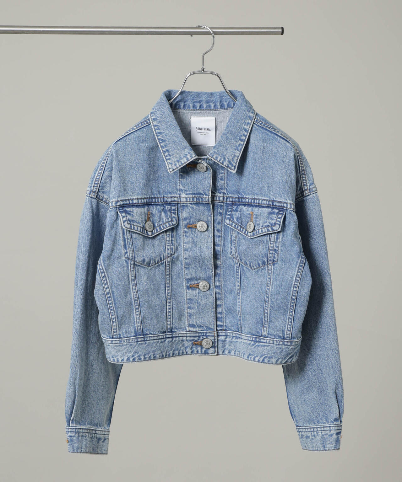 SOMETHING / BIG DETAIL DENIM JACKET
