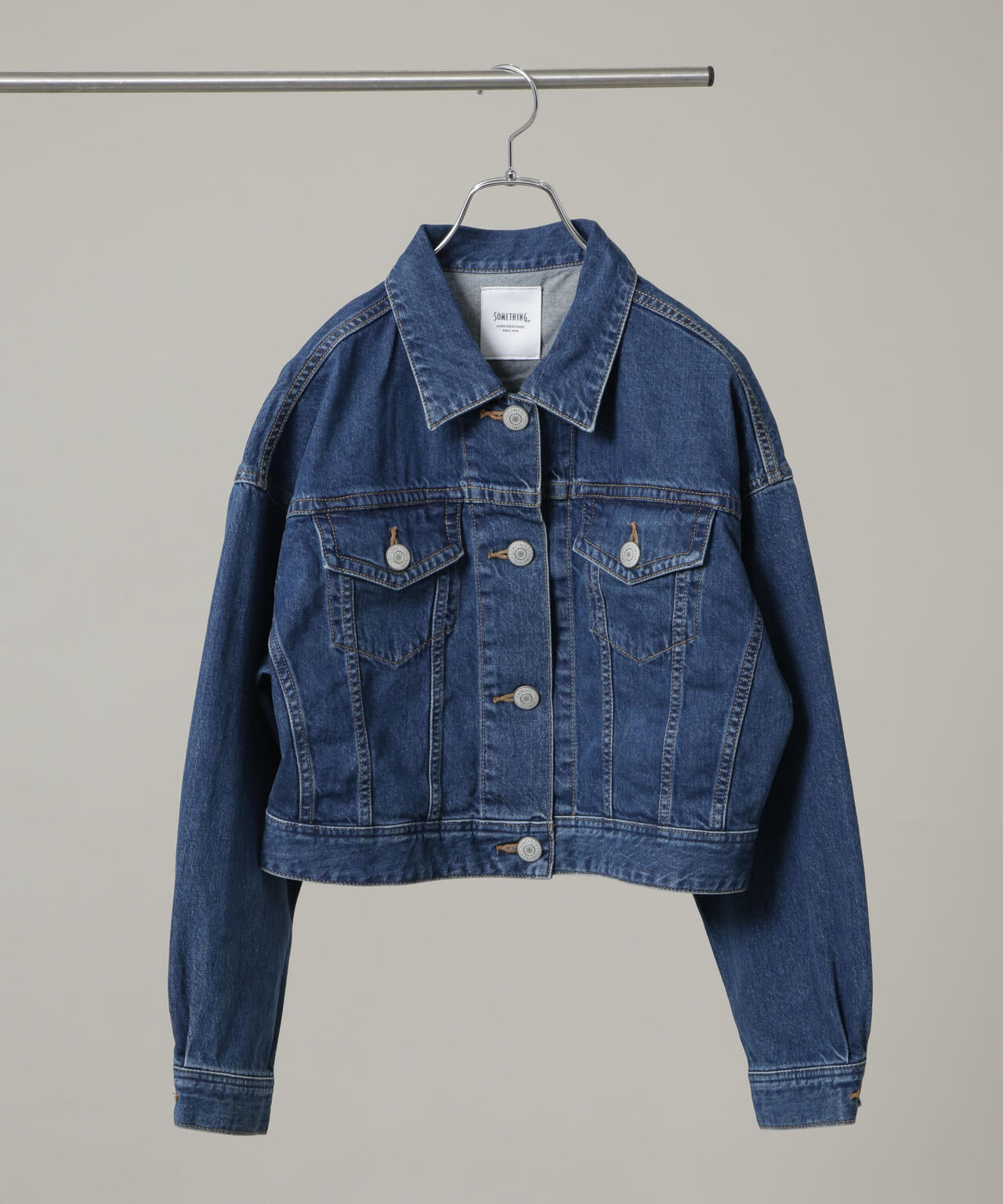 SOMETHING / BIG DETAIL DENIM JACKET