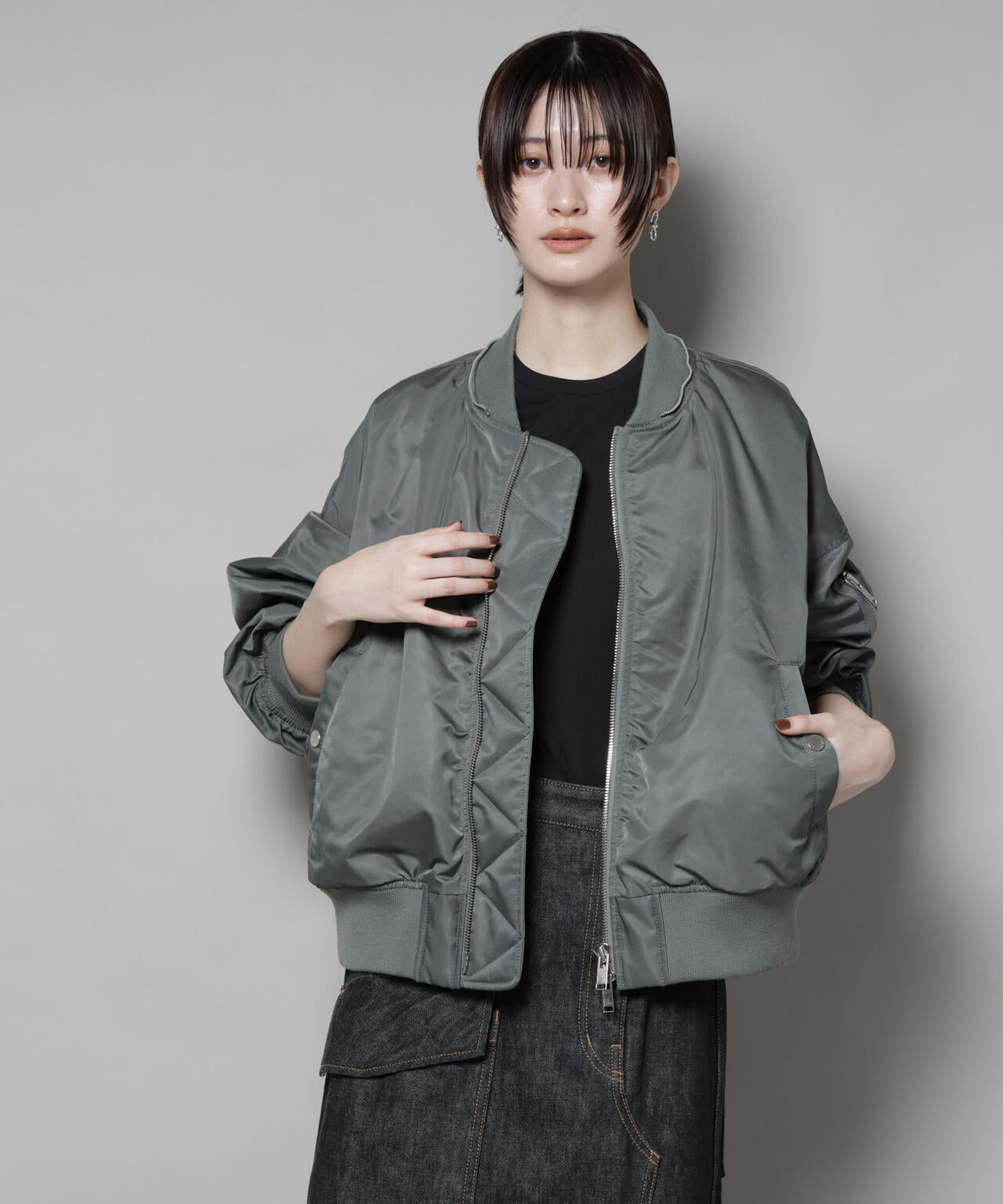 upper hights/THE U-2 HOODIE　ARMY 6715212009