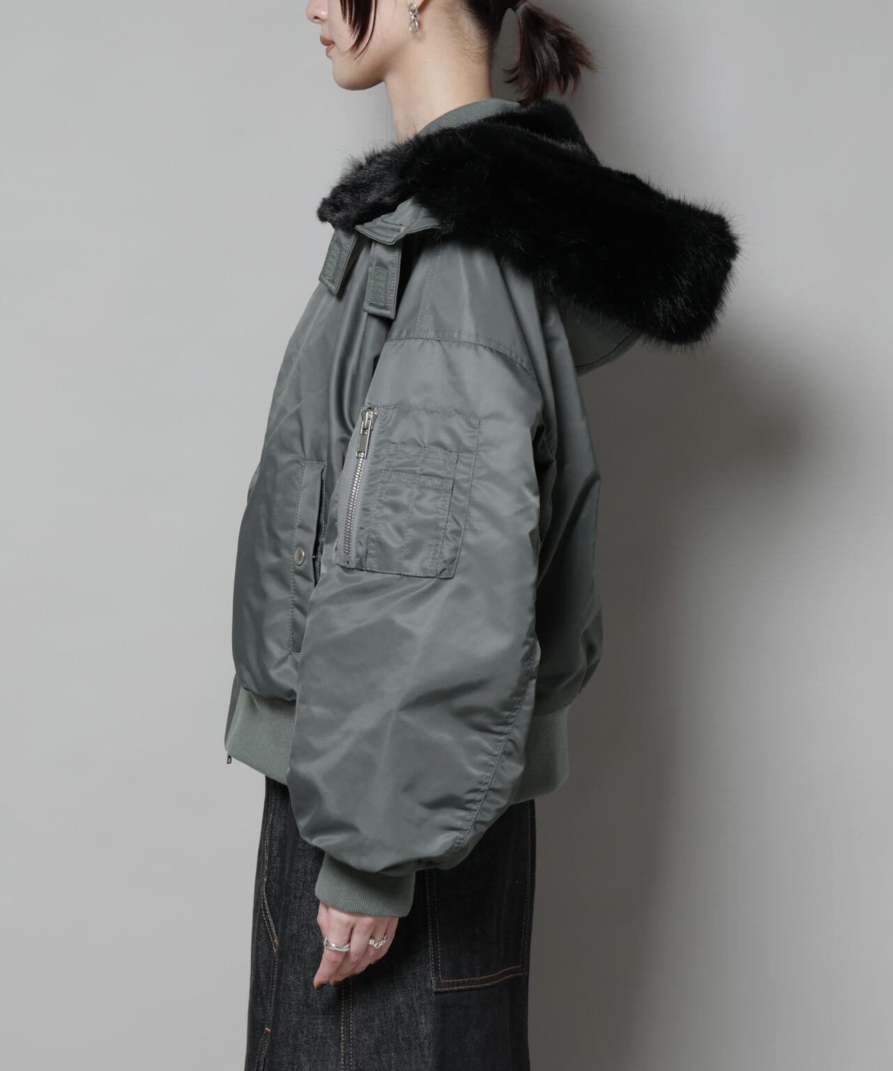 upper hights/THE U-2 HOODIE　ARMY 6715212009