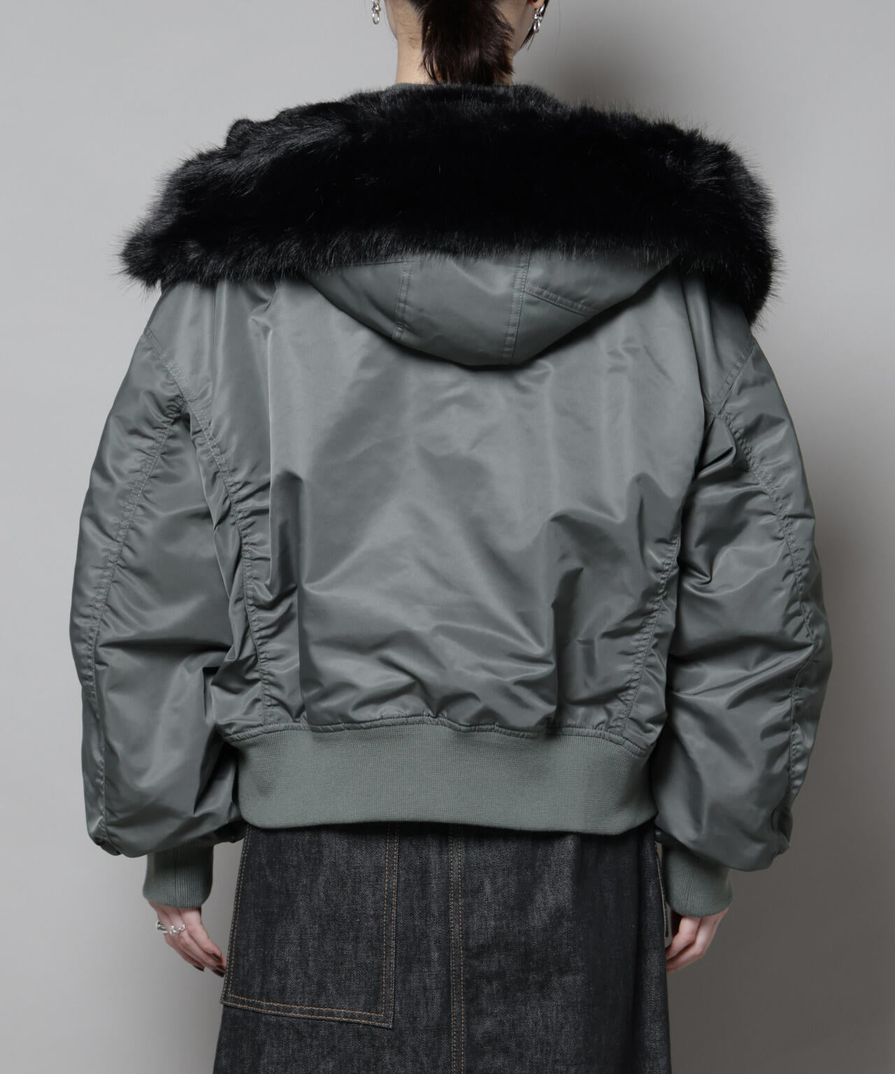 upper hights/THE U-2 HOODIE　ARMY 6715212009
