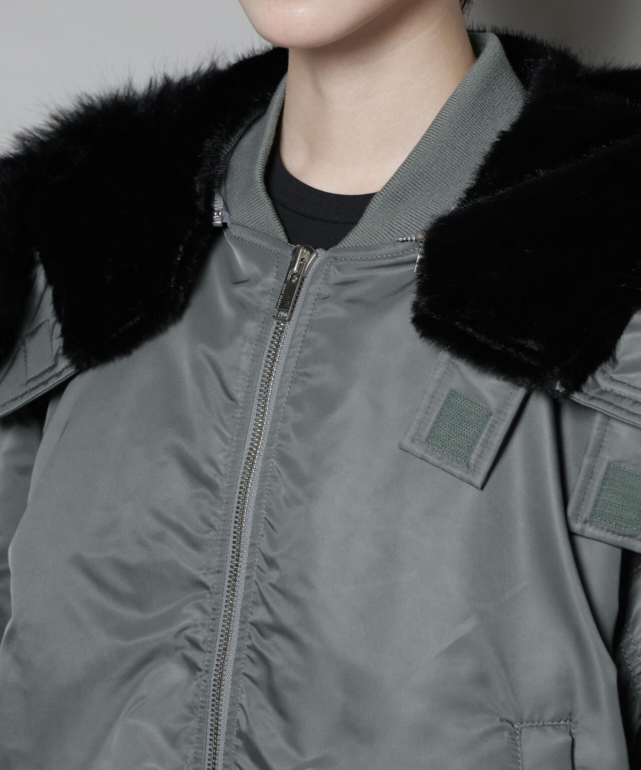 upper hights/THE U-2 HOODIE　ARMY 6715212009