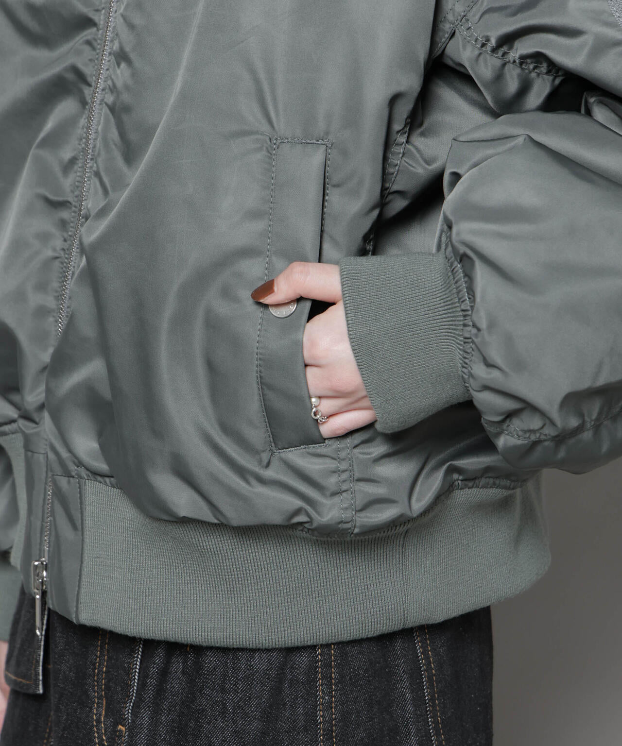 upper hights/THE U-2 HOODIE　ARMY 6715212009