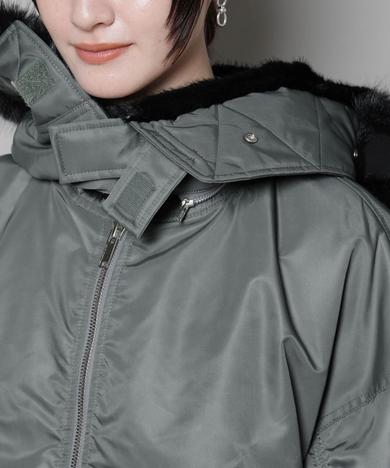 upper hights/THE U-2 HOODIE　ARMY 6715212009